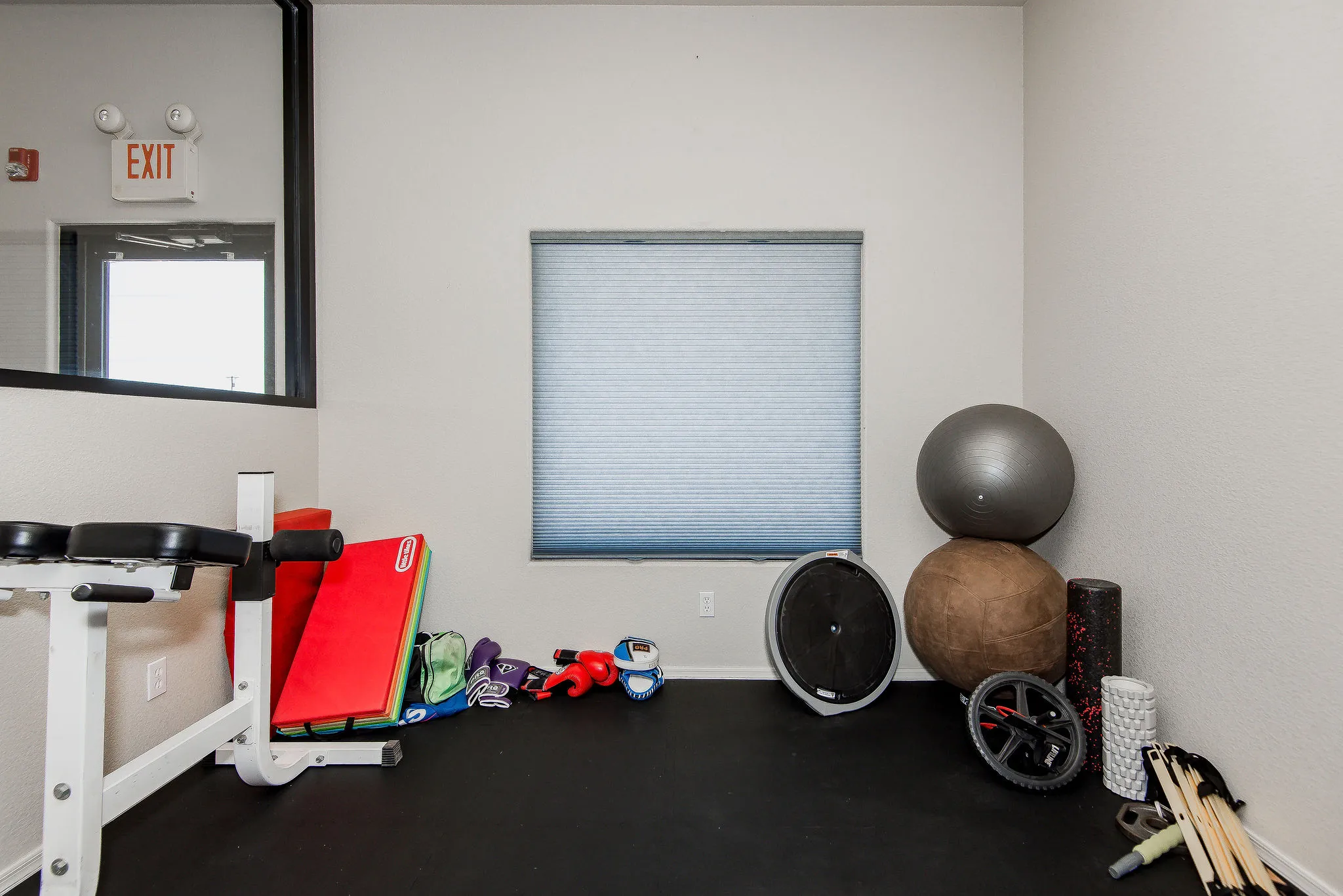 Massage table in a calm room